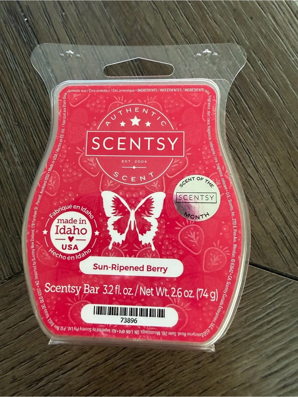 Scentsy Sun-Ripened Berry Scent of the Month Wax Bar